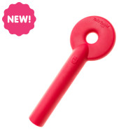 Purutuubi Talk Tools punainen, paksumpi/ TalkTools® Bite Tube - Red